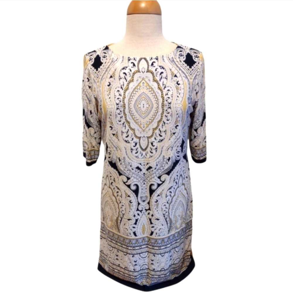 Isabel & Nina | Paisley Print Dress